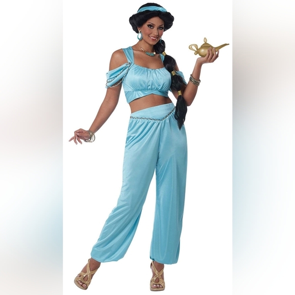 NEW California Costumes Classic Arabian Princess Jasmine Costume Set Yandy Large - Picture 1 of 5